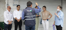 Representantes de la Agencia Francesa de Desarrollo visitaron la galer&iacute;a Santa Elena