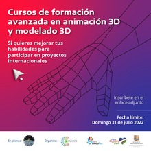 Abierta convocatoria para formaci&oacute;n b&aacute;sica en animaci&oacute;n y modelaci&oacute;n 3D