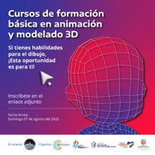 Abierta convocatoria para formaci&oacute;n b&aacute;sica en animaci&oacute;n y modelaci&oacute;n 3D