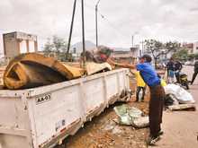 Avanzan las jornadas de limpieza en el &aacute;rea de renovaci&oacute;n urbana