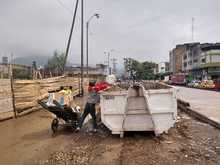 Avanzan las jornadas de limpieza en el &aacute;rea de renovaci&oacute;n urbana