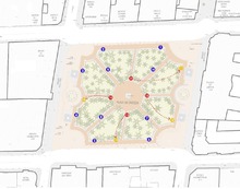 Reubican cestos de basura dentro de la Plaza de Cayzedo