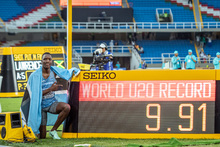 R&eacute;cord mundial en 100 metros y plata para Colombia en el Mundial Sub 20 de Atletismo