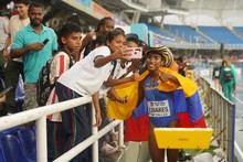 Natalia Li&ntilde;ares se llev&oacute; la medalla de plata en salto largo&nbsp;
