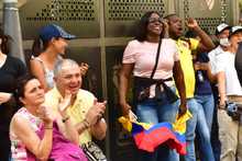 Con tranquilidad y alegr&iacute;a, cale&ntilde;os presenciaron la posesi&oacute;n presidencial en el Bulevar del Rio