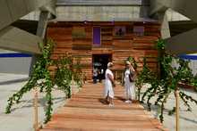 Con muestra de las tradiciones ancestrales del litoral Pac&iacute;fico inicia el recorrido por la Ciudadela Petronio  &Aacute;lvarez