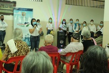 Abuelos del Ancianato San Miguel recibieron una grata sorpresa