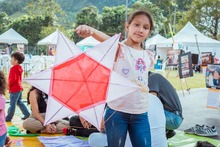Corregimiento Pichind&eacute; disfrut&oacute; con el Festival de Cometas en el puente festivo
