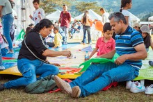 Corregimiento Pichind&eacute; disfrut&oacute; con el Festival de Cometas en el puente festivo