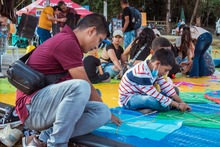 Corregimiento Pichind&eacute; disfrut&oacute; con el Festival de Cometas en el puente festivo