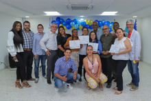 Docentes de la instituci&oacute;n educativa INEM recibieron el certificado del manejo del curso Moodle