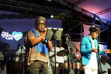 Cale&ntilde;os se gozaron de principio a fin a los Actores de la Salsa