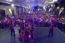 Cale&ntilde;os se gozaron de principio a fin a los Actores de la Salsa