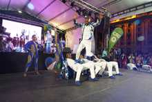 Cale&ntilde;os se gozaron de principio a fin a los Actores de la Salsa