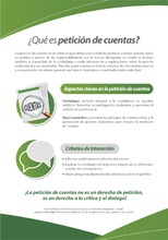 Petici&oacute;n de cuentas, otro canal para la participaci&oacute;n ciudadana
