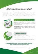 Petici&oacute;n de cuentas, otro canal para la participaci&oacute;n ciudadana