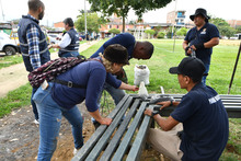 J&oacute;venes de Llano Verde participaron de la Acci&oacute;n Colectiva