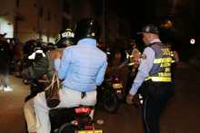 Robusto operativo interinstitucional de control   a parrillero hombre en Cali. 