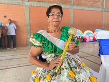 Betty Carvajal de Correa, nueva reina Persona Mayor de la Comuna 5