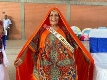 Betty Carvajal de Correa, nueva reina Persona Mayor de la Comuna 5