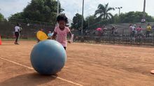 Ni&ntilde;os de la ladera y sectores populares de Cali disfrutaron de Festival de Tenis de campo