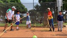 Ni&ntilde;os de la ladera y sectores populares de Cali disfrutaron de Festival de Tenis de campo