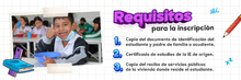 Banner requisitos inscripciones