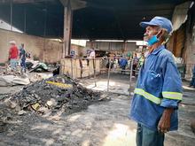 Administraci&oacute;n apoyar&aacute; a recicladores afectados por incendio en Plaza de Mercado de Silo&eacute; 