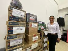 Con lluvia de sonrisas, comenz&oacute; la entrega de insumos de los Presupuestos Participativos 