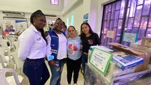 Con lluvia de sonrisas, comenz&oacute; la entrega de insumos de los Presupuestos Participativos 