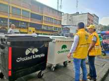 EDRU lidera la instalaci&oacute;n de nuevos contenedores de residuos en el centro de Cali 