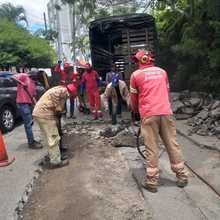 Informan sobre intervenciones viales en corredores principales, con Obras de Coraz&oacute;n