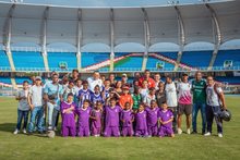 Ni&ntilde;os de Olaya Herrera disfrutaron su visita al coraz&oacute;n del deporte cale&ntilde;o