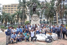 Jornada de limpieza Plaza de Cayzedo