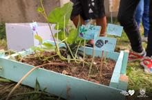 Con palas, escobas y pintura se cumpli&oacute; la minga en planteles educativos 