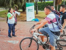 La bicicleta se pase&oacute; por el corredor verde de Cali en el D&iacute;a sin Carro y Moto