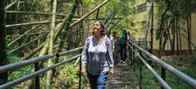 Recorrido por bosques urbanos fue uno de los atractivos en la jornada de movilidad sostenible 