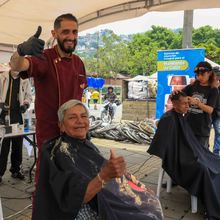 Habitantes de calle, vivieron Festival de la Empat&iacute;a