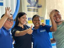 Ideas de negocio de becarios de Todas y Todos a Estudiar se destacan en Feria de Servicios