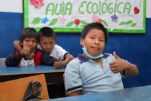 Estudiantes de la comunidad Wounnan recibieron kits escolares