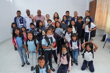 Estudiantes de la comunidad Wounnan recibieron kits escolares