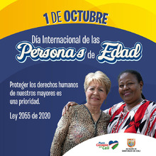 1 de octubre, D&iacute;a Internacional de las Personas de Edad