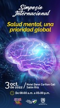 Simposio internacional &lsquo;Salud mental, una prioridad global&rsquo;, este 3 de octubre, en Cali