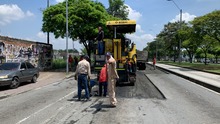 Intervienen corredor vial de la carrera 1, con el grupo operativo de Infraestructura
