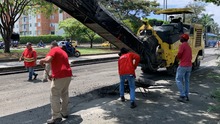 Intervienen corredor vial de la carrera 1, con el grupo operativo de Infraestructura