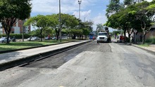 Intervienen corredor vial de la carrera 1, con el grupo operativo de Infraestructura