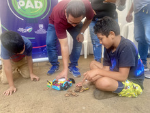 La rob&oacute;tica fue centro de atenci&oacute;n durante feria de servicios en la comuna 20