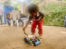 La rob&oacute;tica fue centro de atenci&oacute;n durante feria de servicios en la comuna 20