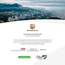 Con&eacute;ctate a la segunda rendici&oacute;n de cuentas de la Secretar&iacute;a de Turismo Distrital 