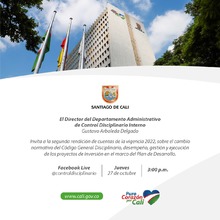 Rendici&oacute;n de cuenta vigencia 2022